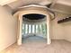 Circular sitting area with bay windows and unique ceiling at 1185 Bayshore Dr, Englewood, FL 34223
