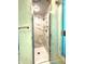 Walk-in shower with marble walls and glass enclosure at 1185 Bayshore Dr, Englewood, FL 34223