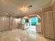 Bathroom with double vanity and stained glass window at 1185 Bayshore Dr, Englewood, FL 34223