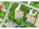 Bird's eye view of single Gathering home with pool at 378 Monaco Dr, Punta Gorda, FL 33950