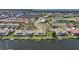 Aerial view of the home and waterway at 3800 Bal Harbor Blvd # 212, Punta Gorda, FL 33950