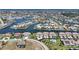 Aerial view of the neighborhood featuring canal front homes at 3800 Bal Harbor Blvd # 212, Punta Gorda, FL 33950
