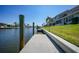 Dock view of house and canal at 3800 Bal Harbor Blvd # 212, Punta Gorda, FL 33950