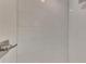 Clean shower with bright white subway tiles at 4582 Enid Ln, North Port, FL 34288