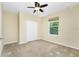 Bedroom with double door closet and window at 28178 Arrowhead Cir, Punta Gorda, FL 33982