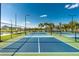 Community pickleball courts with blue and green surface at 7457 W Lenox Cir, Punta Gorda, FL 33950