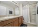 Double vanity bathroom with a large shower and plenty of counter space at 7457 W Lenox Cir, Punta Gorda, FL 33950