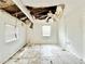 A bedroom with water damage to the ceiling at 2673 Greendale Rd, North Port, FL 34287