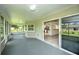 Spacious screened porch with access to the living area and backyard at 20222 Banner Ave, Port Charlotte, FL 33952