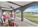 Relaxing screened porch overlooking canal at 108 Boundary Blvd # A&B, Rotonda West, FL 33947