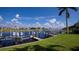 Scenic view of the canal with private boat docks at 3251 White Ibis Ct # C4, Punta Gorda, FL 33950