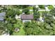 Aerial view of house, pool, and large backyard at 182 Monica St, Port Charlotte, FL 33954