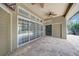 Covered patio with pool and spa views at 182 Monica St, Port Charlotte, FL 33954