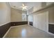 Large bedroom with double door closets and ceiling fan at 182 Monica St, Port Charlotte, FL 33954