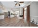 Open floor plan with kitchen, fireplace and Gathering room at 182 Monica St, Port Charlotte, FL 33954