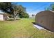 Large backyard with shed and lush grass at 3372 Lucerne Ter, Port Charlotte, FL 33952