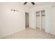 Bright bedroom with tile floors and double closets at 3372 Lucerne Ter, Port Charlotte, FL 33952