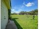 Double-door garage with additional storage space at 4041 Michel Tree St, Port Charlotte, FL 33948