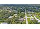 Aerial view showing a home's location near a neighborhood intersection with surrounding houses at 791 Haleybury St, Port Charlotte, FL 33948