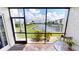 Screened porch overlooking the canal and boats at 3600 Bal Harbor Blvd # 1-O, Punta Gorda, FL 33950