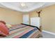 Bright bedroom featuring a king-size bed and ample closet space at 3311 Wood Thrush Dr # 113, Punta Gorda, FL 33950