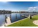 Private boat dock and calm waters at 3311 Wood Thrush Dr # 113, Punta Gorda, FL 33950