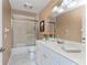 Bathroom with tub/shower combo and single sink vanity at 1250 W Marion Ave # 242, Punta Gorda, FL 33950