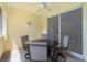 Outdoor patio with seating and a view of lush greenery at 255 W End Dr # 3211, Punta Gorda, FL 33950