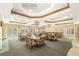 Large community room with tables and chairs for gatherings at 255 W End Dr # 3211, Punta Gorda, FL 33950