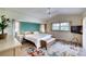 Spacious main bedroom with a comfy bed and colorful rug at 7369 Schefflera, Punta Gorda, FL 33955
