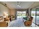 Comfortable living room with pool access and ample natural light at 7369 Schefflera, Punta Gorda, FL 33955