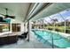 Large pool and patio area with plenty of seating at 7369 Schefflera, Punta Gorda, FL 33955