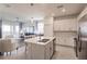 Modern kitchen with stainless steel appliances and white cabinets at 14131 Heritage Landing Blvd # 838, Punta Gorda, FL 33955