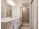 Elegant bathroom with a walk-in shower and updated fixtures at 14131 Heritage Landing Blvd # 838, Punta Gorda, FL 33955