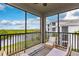 Screened balcony overlooking a tranquil waterway at 14131 Heritage Landing Blvd # 838, Punta Gorda, FL 33955
