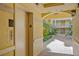 Building hallway with elevator and courtyard view at 255 W End Dr # 2201, Punta Gorda, FL 33950