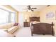 Bedroom with a queen bed and built in seating area at 2216 Pellam Blvd, Port Charlotte, FL 33948