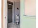 Small bathroom with shower, toilet and vanity at 2216 Pellam Blvd, Port Charlotte, FL 33948