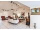 Spacious living room with high ceilings and track lighting at 2216 Pellam Blvd, Port Charlotte, FL 33948