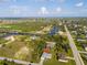 Aerial view of the property and surrounding area at 9461 Attica Cir, Port Charlotte, FL 33981
