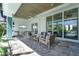 Spacious outdoor lounge with comfortable seating and a view of the pool at 2511 Rio Largo Ct, Punta Gorda, FL 33950