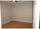 Bedroom with a ceiling fan and wood look floors at 2000 Bal Harbor Blvd # 1012, Punta Gorda, FL 33950