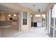 Screened porch with kitchen access and view to backyard at 3959 San Rocco Ct # 911, Punta Gorda, FL 33950