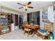 Bright dining area with wooden table and chairs at 335 Kenova St, Port Charlotte, FL 33954