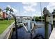 Private boat lift for convenient water access at 2000 Bal Harbor Blvd # 1012, Punta Gorda, FL 33950