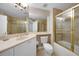 Bathroom with a shower/tub combo and single vanity at 3959 San Rocco Ct # 911, Punta Gorda, FL 33950