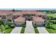 Stunning aerial view of villas near golf course at 3959 San Rocco Ct # 911, Punta Gorda, FL 33950