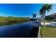 Convenient boat lift for easy water access, in a desirable waterfront location at 729 Macedonia Dr, Punta Gorda, FL 33950