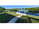 Private boat dock with lift, offering convenient water access at 729 Macedonia Dr, Punta Gorda, FL 33950
