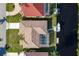 Bird's-eye view of a waterfront home with private pool and boat dock at 729 Macedonia Dr, Punta Gorda, FL 33950